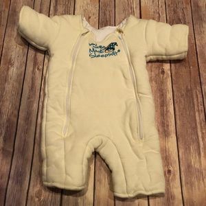 Magic merlin Sleepsack yellow cotton
